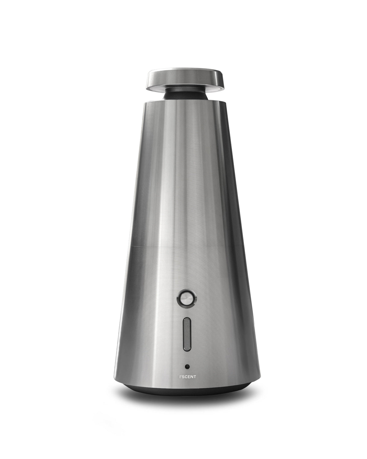 ISCENT Ensō diffuser in silver, front view
